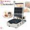 Commercial Kitchen Equipment Coffee bean shaped waffle making machine Electric waffle maker machine