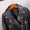 2021NEW FASHION LADIES' GENUINE LAMBSKIN LEATHER JACKET MOTORCYCLE JACKET