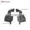 C217 diffuser with exhaust tips fit S-class C217 sport to S63 style diffuser with pipes