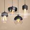 American Rustic Decorative Glass Pendant Light E27 Retro Hanging Lamps