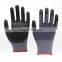 Wholesale Foam Nitrile Hand Gloves with Palm Dots for Construction Work Montagehandschuhe Grip