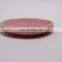 Pink Ceramic Jewelry Dish with Gold Rim Circle Trinket Tray Home Decor Wedding Birthday Gift for Her Desk Organize