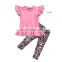 Custom Brand 100%cotton girl Clothing Girl Tunic And Leggings Little Clothes Boutique Kids Clothing Sets