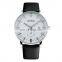 wholesale SKMEI 9083 genuine leather band quartz wrist watch for men