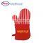 Multi Color Custom Printed Double Oven Mitt With Silicone Stripes