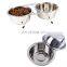 Stainless Steel Anti Slip Stand Double Heavy Duty Dog Food Bowl