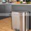 innovative high quality 90 degree open stainless steel garbage container bin kitchen composteira recycling bin
