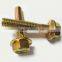 torx hex flange bolt and nut