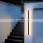 Waterproof Long Strip LED Lamp Indoor Modern Household LED Black Outdoor Wall Lamp