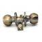 Antique brass double sided washroom bathroom round knob door lock