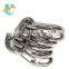 80*8mm D type Safety Carabiner, 24KN snap hook spring hook plated Black Coated, wire gate hook