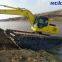 Earthmoving Machinery Amphibious Swamp Buggy Excavator with Dredging Pump