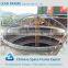 Vaulted steel truss space frame dome roof