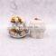 Factory Wholesale Nordic Luxury Eco friendly soy wax empty round candle jar ceramics container candle holder