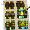 Personalised Custom Square Gold Holographic Stickers with Serial Number