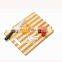Non-slip Drain Cutting Board Rectangle Round Bamboo Kitchen Cutting Board
