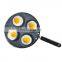 Wholesale 4 cups Customized Shape Cute fry pan non stick