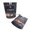 Wholesale stand up aluminum foil zipper custom printing coffee bag with valve