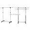Lifting type kindergarten clothes hanger double pole quilt drying stainless steel clothes hanger