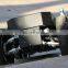 stable transportation robot tank chassis with four rubber wheels