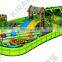 Amusement park children indoor playground wipe out games obstacle course