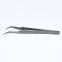 Straight curved eyelash grafting tweezers Light and high-precision eyelash blossom tweezers for eyelash beautifiers Antistatic tape texture ST-15