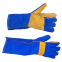 Cow Leather Industrial Welding Gloves Function Anti Heat Industrial Safety Leather Welding Gloves