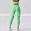 High Waist Seamless Ribbed Leggings Factory Supply Sports Women Fitness Four Way Stretch Pants