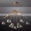 Modern Hemisere round Luxury American Design Blown Glass Chandelier for Hotel Living Room and Kitchen Ceiling Lighting