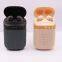 New Arrival 2 in 1 Outdoor Fabric Wireless Bluetooth Speaker with TWS True Stereo Wireless Earphone