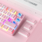 OEM 7 Bright Colors RGB Colorful Backlit 60 Keys Keyboards Ergonomics Wired Mechanical Gaming Keyboard