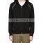Custom Mens Black French Terry Zip Hoodies