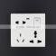 China  factory price white 13A usb receptacle for Singapore market