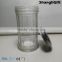 350ml Ribbed Glass Jar Screw With Cap For Spice