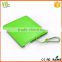 Latest Metallic 2.0a portable 20000mah solar power bank with Gift Packing