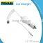 Certificate 2 port 3a wireless mini usb car charger for iphone/ipad/mobile phone