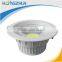 2015 high quality IP44 10w round COB led downlight 2 years warranty