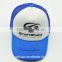 New Fashion Stylish Unisex Printing Golf Outdoor Sport Bule Colour Baseball Cap Promotion Custom Mesh Cap With Velcro closure