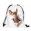 Taobao Online Shopping New Design Personalized Print 3D Drawstring Bag