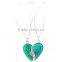 Best Friends Forever Jewelry Friendship Break Love Heart Necklace