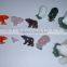 Hot seller semi precious stone white stone bear carving gemstone