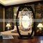Decorative porcelain hotel bedside table lamps made in Jingdezhen