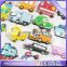 custom Kindergarten shuttle car soft pvc rubber decorative fridge magnet