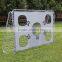 Portable shooting target metal frame football soccer goal