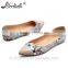 Custom handmade genuine leather material good quality flat shoe