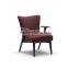 2016 modern design living room fabric chair with wooden leg