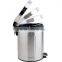 stainless steel trash can garbage bin dust bin waste bin ash bin epoxy garbage can