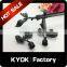 KYOK contracted style black series curtain finials,black color wrought iron curtain finials,modern black color curtain rod set