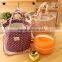 Korea style dots printing 100% cotton cooler lunch bag for food