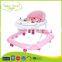 BW-07B 2016 new wheels rolling baby walker wholesale, softtextile baby walker for walking learning